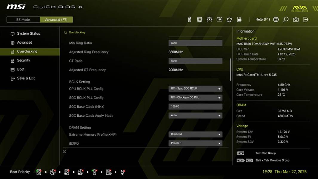 MSI MAG B860 TOMAHAWK WIFI-5